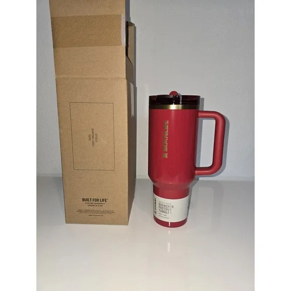 Stanley 40oz Pro Tour Tumbler Holly Berry Gloss Exclusive New - Picture 2 of 15